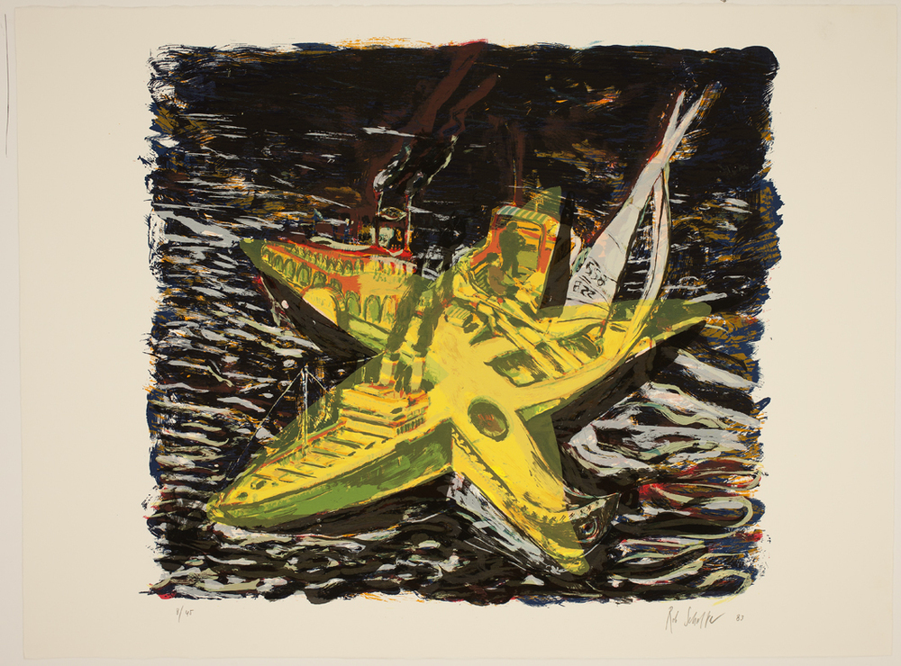 Zonder titel (uit de serie: 12 Zeefdrukken)